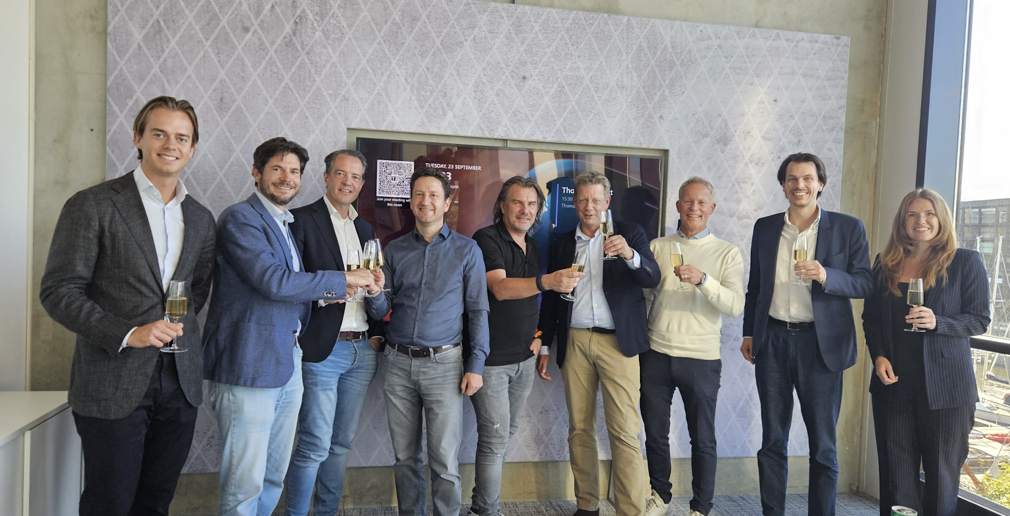 Merger celebration